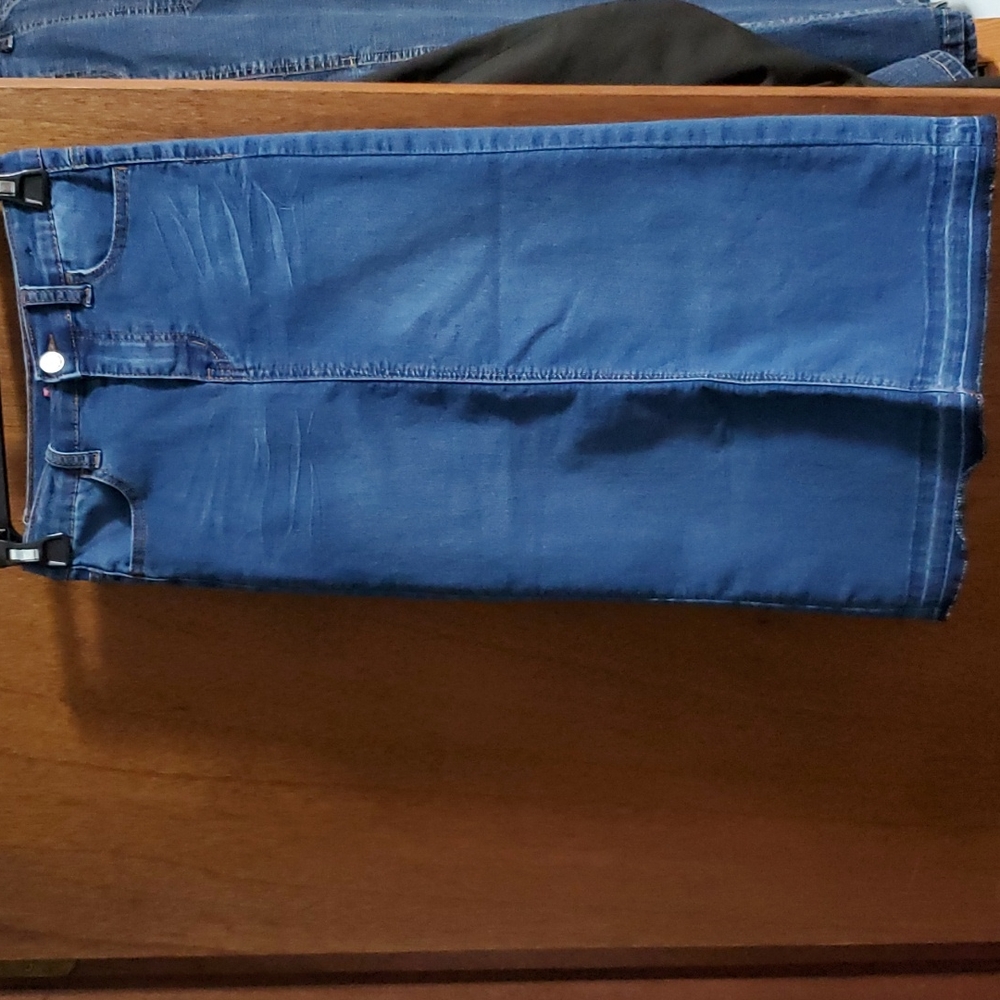 Girls Long Denim Skirt